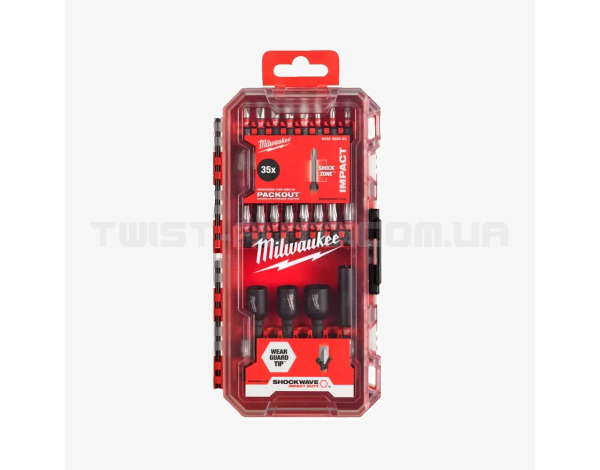 Набір біт  SHOCKWAVE (35 предм.) MILWAUKEE 4932492003