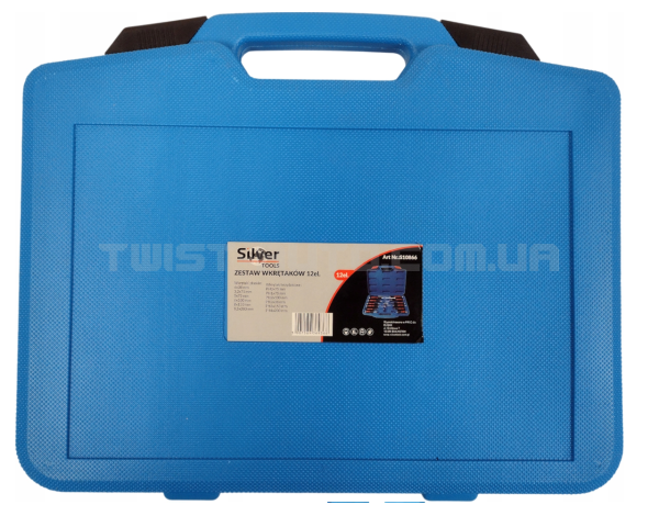 Спецнабір ударних викруток 12 одиниць Silver S10866