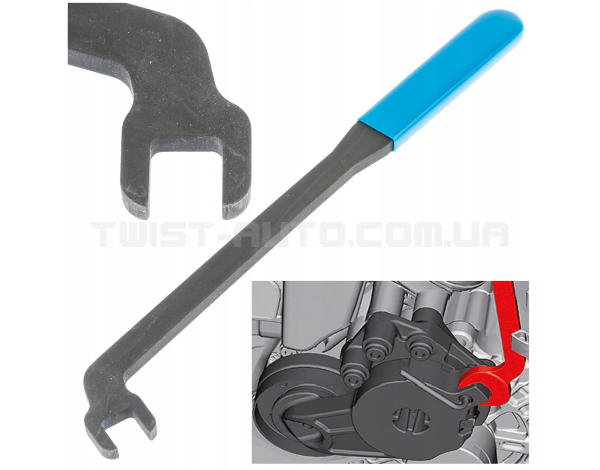 Ключ для натягу приводного ременя VW/Audi 1.4 FSI / TFSI (аналог VAG T10447)  Rock Force RF-9G0618
