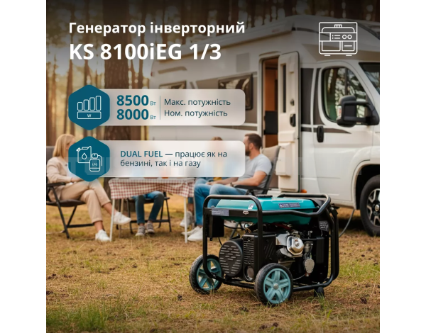 Інверторний генератор Konner&Sohnen KS 8100iEG 1/3