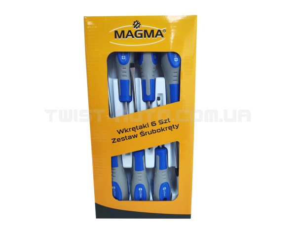 Набір викруток 6 шт.Magma MG06640 Набір викруток 6 шт.Magma MG06640