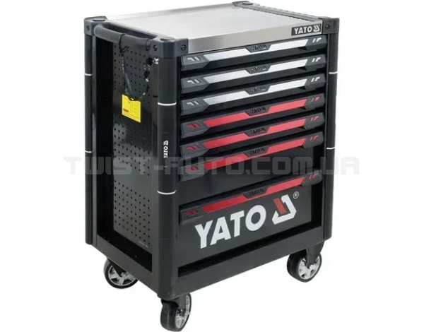 Візок для інструментів з 7 висувними шухлядами YATO YT-09032 Візок для інструментів з 7 висувними шухлядами YATO YT-09032