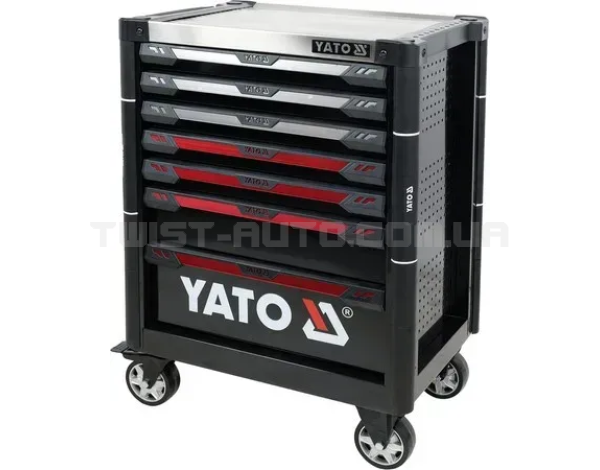 Візок для інструментів з 7 висувними шухлядами YATO YT-09032 Візок для інструментів з 7 висувними шухлядами YATO YT-09032