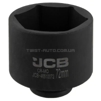 Головка торцева ударна глибока 3/4 72 мм 6 гранна JCB Tools JCB 46510072