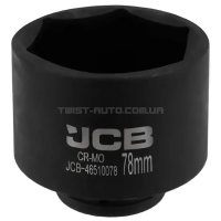 Головка торцева ударна глибока 3/4 78 мм 6 гранна JCB Tools JCB 46510078 Головка торцева ударна глибока 3/4 78 мм 6 гранна JCB Tools JCB 46510078