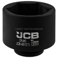 Гoлoвкa тopцeвa удapнa глибока 3/4" 79 мм (6-гранна) JCB Tools JCB-46510079 Гoлoвкa тopцeвa удapнa глибока 3/4" 79 мм (6-гранна) JCB Tools JCB-46510079