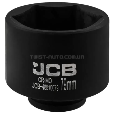 Гoлoвкa тopцeвa удapнa глибока 3/4" 79 мм (6-гранна) JCB Tools JCB-46510079 Гoлoвкa тopцeвa удapнa глибока 3/4" 79 мм (6-гранна) JCB Tools JCB-46510079