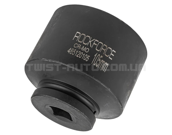 Головка ударна глибока 1" 6-гранна 105мм Rockforce RF-48512010 Головка ударна глибока 1" 6-гранна 105мм Rockforce RF-48512010