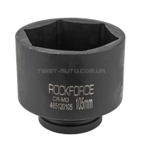 Головка ударна глибока 1" 6-гранна 105мм Rockforce RF-48512010 Головка ударна глибока 1" 6-гранна 105мм Rockforce RF-48512010