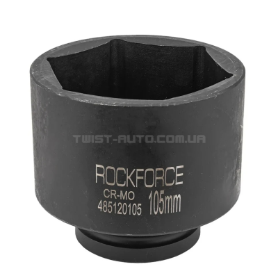 Головка ударна глибока 1" 6-гранна 105мм Rockforce RF-48512010 Головка ударна глибока 1" 6-гранна 105мм Rockforce RF-48512010