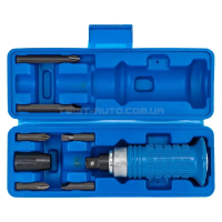 Отвертка ударная с набором бит, адаптером и защитной ручкой 8пр. 1/2'' FORSAGE F-5064E Отвертка ударная с набором бит, адаптером и защитной ручкой 8пр. 1/2'' FORSAGE F-5064E