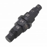 Ключ для мотоциклетних коліс 12–24 мм, 3/8" SATRA S-90142 Ключ для мотоциклетних коліс 12–24 мм, 3/8" SATRA S-90142