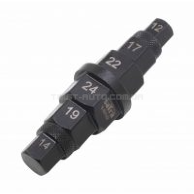 Гаечный ключ для мотоциклетных колес 12-24 мм 3/8″ SATRA S-90142 Гаечный ключ для мотоциклетных колес 12-24 мм 3/8″ SATRA S-90142