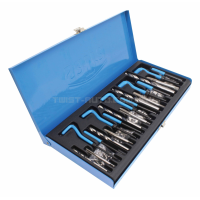Комплект для ремонта різьби M5/M6/M8/M10/M12 131 шт. SATRA S-X38SET Комплект для ремонта різьби M5/M6/M8/M10/M12 131 шт. SATRA S-X38SET
