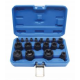 Набір ударних торцевих головок E-TORX PLUS 1/4″ + 3/8″ + 1/2″ 19 предметів SATRA S-90230 Набір ударних торцевих головок E-TORX PLUS 1/4″ + 3/8″ + 1/2″ 19 предметів SATRA S-90230