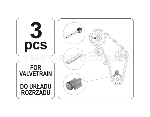 Фіксатор шківів VW AUDI 1.2 / 1.4 / 1.9 TDI T10050 Quatros QS10315 Фіксатор шківів VW AUDI 1.2 / 1.4 / 1.9 TDI T10050 Quatros QS10315