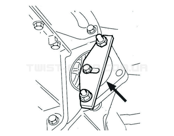 Фіксатор маховика FORD (Focus, Fiesta, Toumeo, Transit) FORCE 903G11