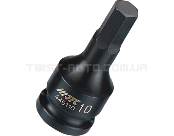 Головка ударна HEX 10мм L=60мм 1/2" 446110 JTC