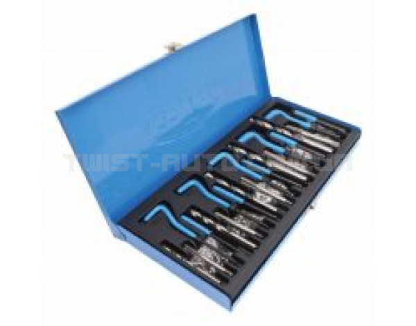 Комплект для ремонта резьбы M5/M6/M8/M10/M12  131 шт. SATRA S-X38SET