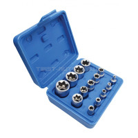 Набір головок TORX 1/4"-1/2" E4-E24 14 од. SATRA S-P14ES