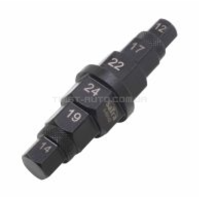 Гаечный ключ для мотоциклетных колес 12-24 мм 3/8″ SATRA S-90142 Гаечный ключ для мотоциклетных колес 12-24 мм 3/8″ SATRA S-90142