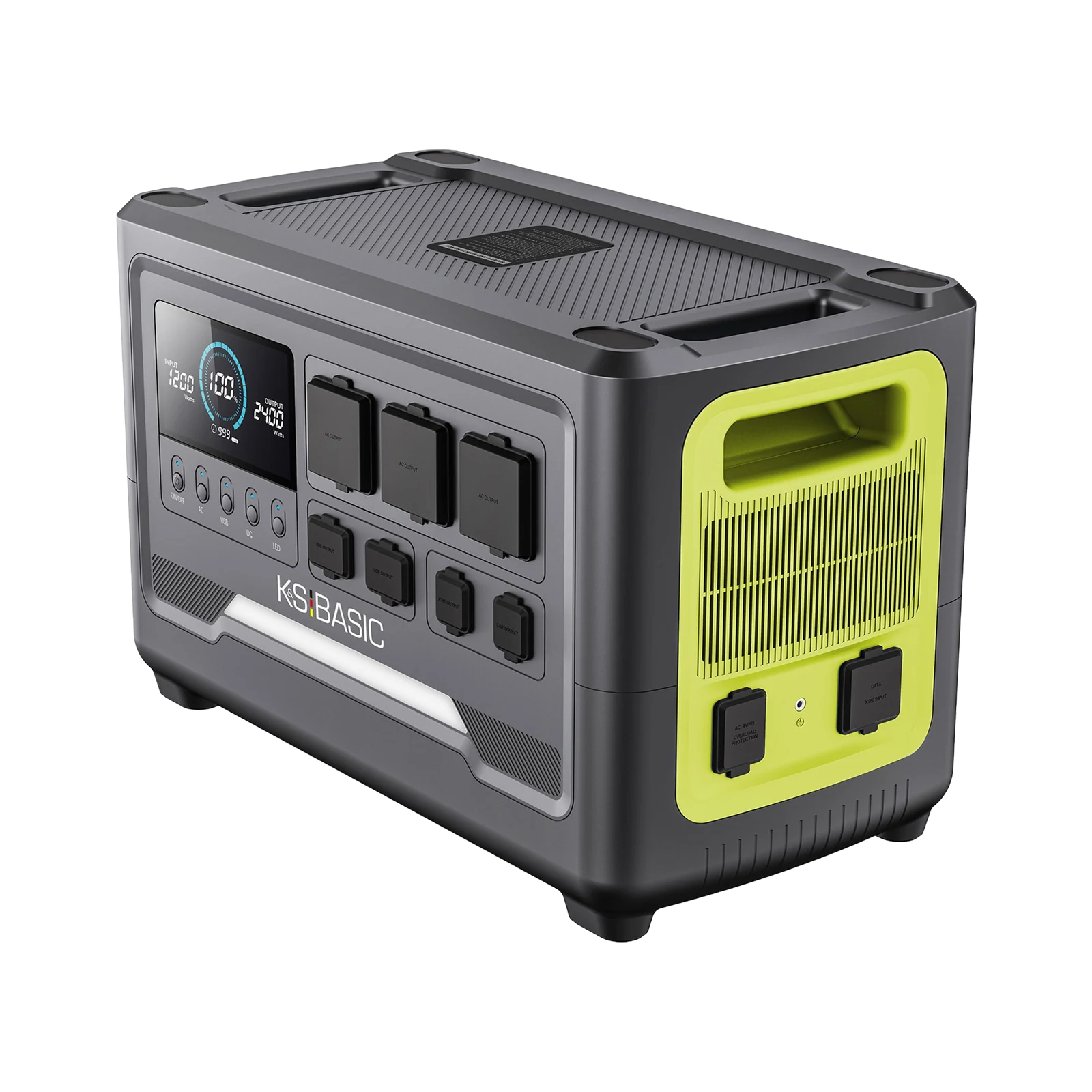 Зарядна станція K&S BASIC KSB 2400PS 2400 Вт, 2048 Вт·год, LiFePO4 Konner&Sohnen
